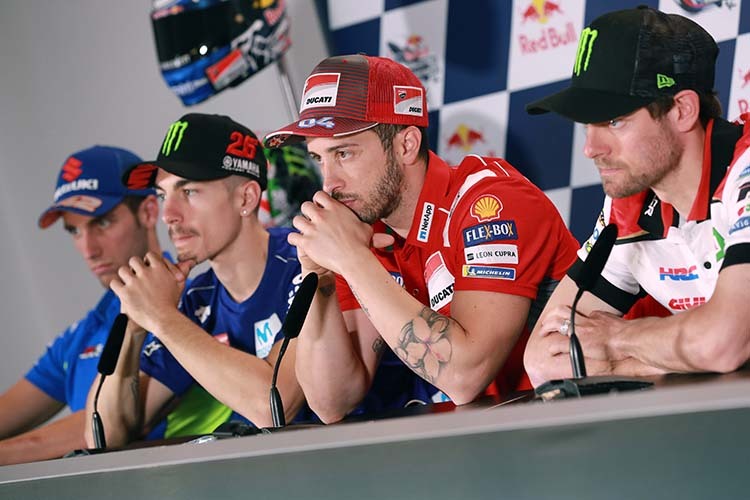 Die MotoGP-Piloten beantworten Fragen der Fans