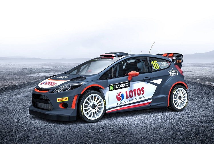 Der neu gestylte Ford Fiesta RS WRC von Robert Kubica