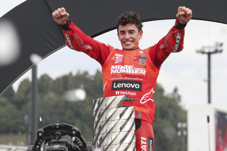 Marc Marquez ist zum siebten Mal MotoGP-Champion
