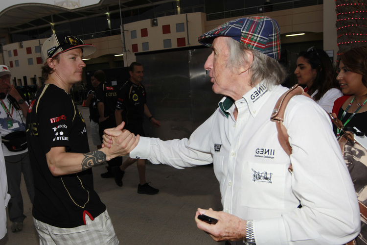 Räikkönen mit Schottlands Champion Stewart