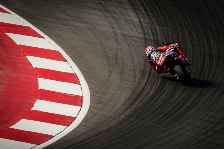 Maverick Viñales: Neben der Ideallinie ist es noch rutschiger