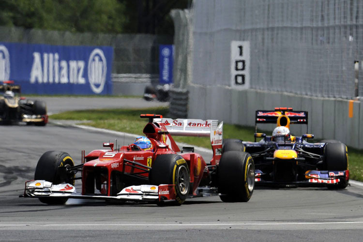 Alonso gegen Vettel