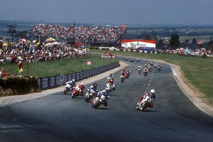 Kyalami, 1985: Freddie Spencer kämpft um den Sieg im 250er-GP