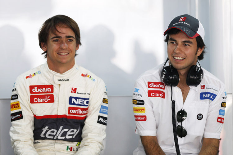 Keine Erzrivalen: Sauber-Mann Esteban Gutérrez und McLaren-Pilot Sergio Pérez