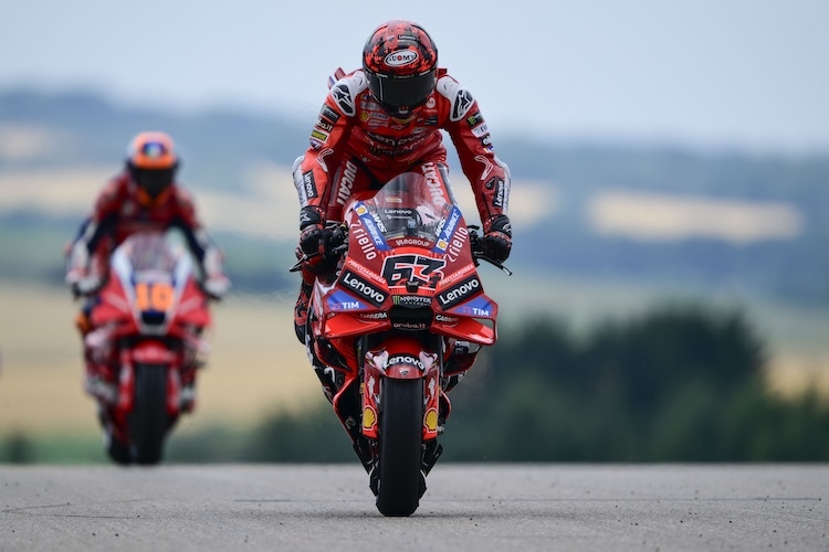 Platz 3 für Ducati-Werksfahrer Pecco Bagnaia