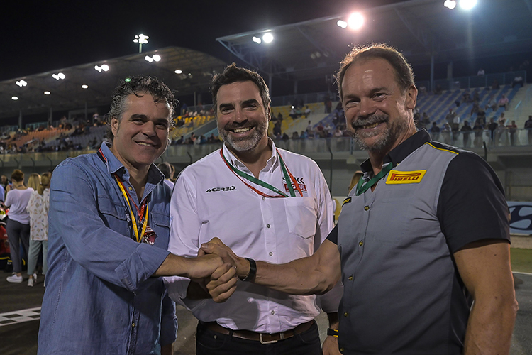 Roberto Righi, Marc Saurina und Giorgio Barbier (v.l.)