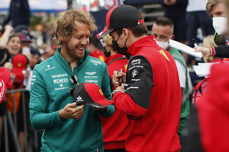 Charles Leclerc zählt Sebastian Vettel zu seinen Freunden