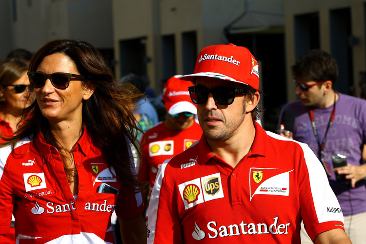 Ferrari-Star Fernando Alonso drehte im ersten freien Training nur 16 Runden