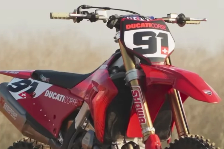 Die Werks-Ducati Demo 450 von Jeremy Seewer