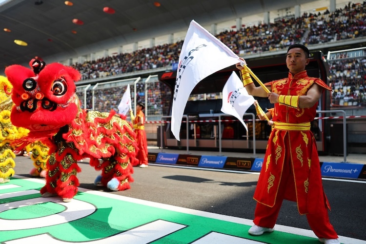 Willkommen zum Rennen in Shanghai