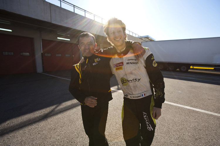 ISR-Teammanager Loïc David hat schon mit vielen Formel-1-Hoffnungen gearbeitet - beim GP2-Rennstall DAMS auch mit Romain Grosjean