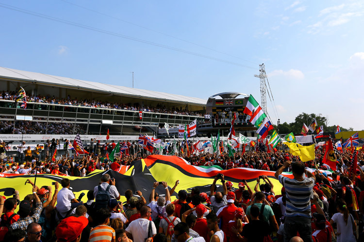 Begeisterung in Monza über die Formel 1