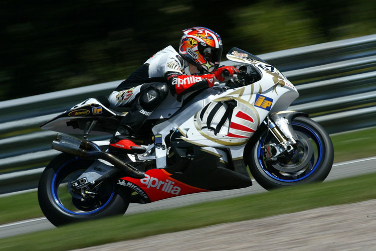 Shane Byrne hatte 2004 einen schweren Stand als MotoGP-Werksfahrer von Aprilia