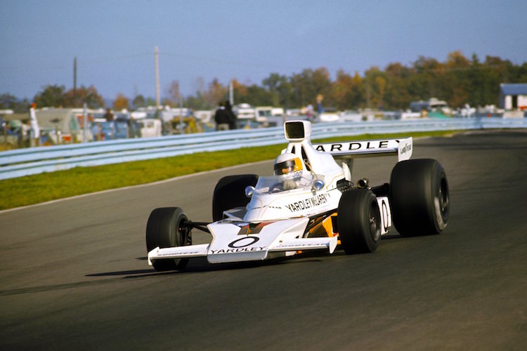 Jody Scheckter 1973 in Watkins Glen mit der 0