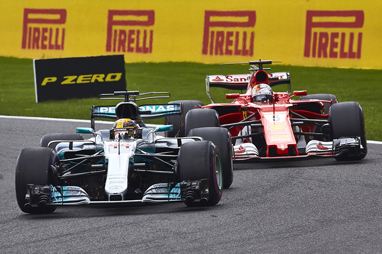 Lewis Hamilton gegen Sebsatian Vettel 2017