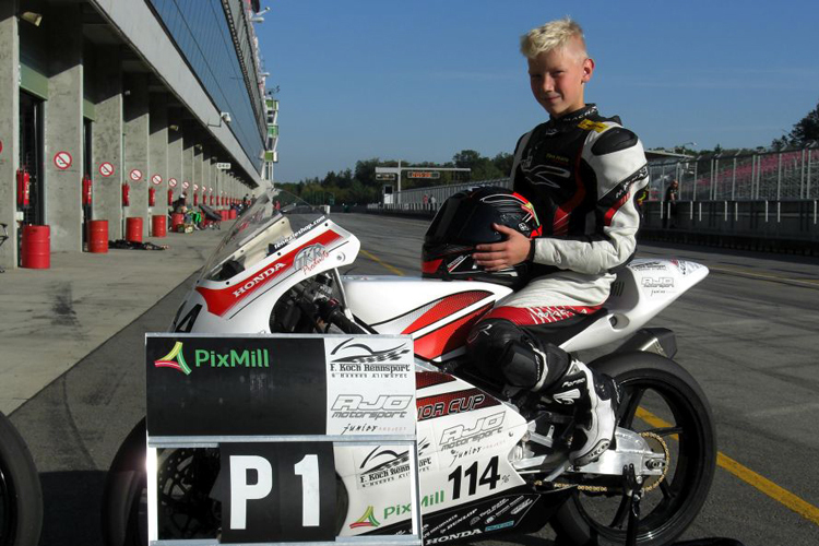 Patrik Pulkkinen - Der Champion des European Moriwaki 250 Junior Cups 2014