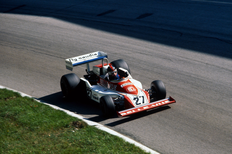 Patrick Nève 1977 beim Italien-GP in Monza