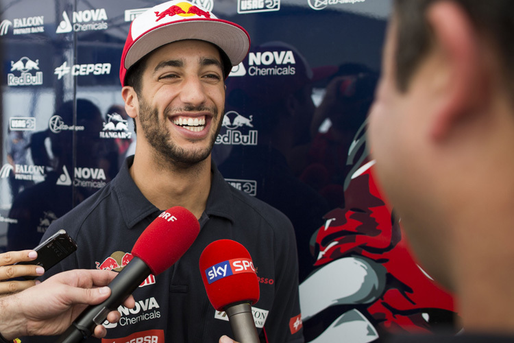 Daniel Ricciardo ist schmal geworden