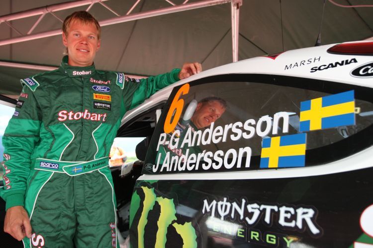 Andersson bei seiner Ford-Premiere in Bulgarien