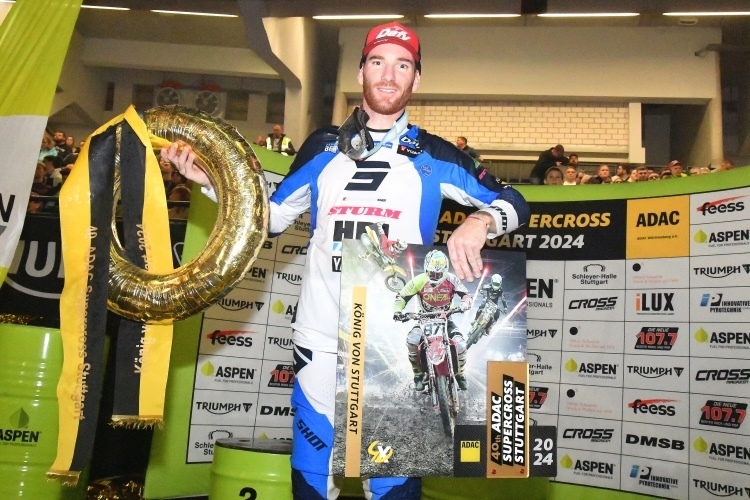 Der vierfache Stuttgarter Supercross-König Greg Aranda