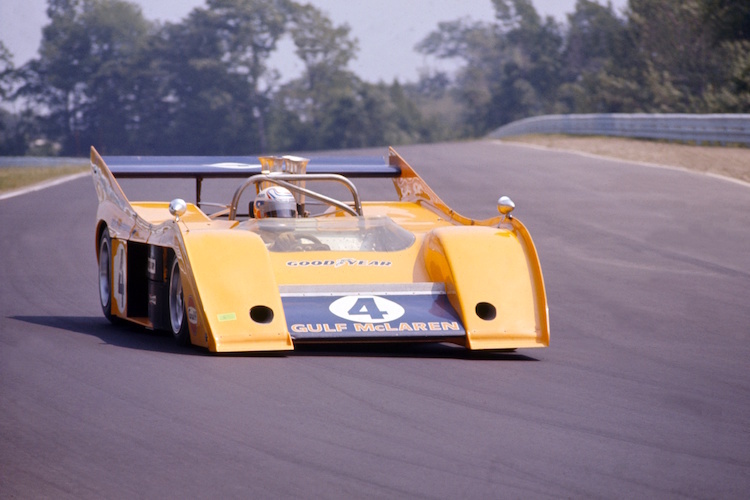 Peter Revson im CanAm-McLaren von 1972