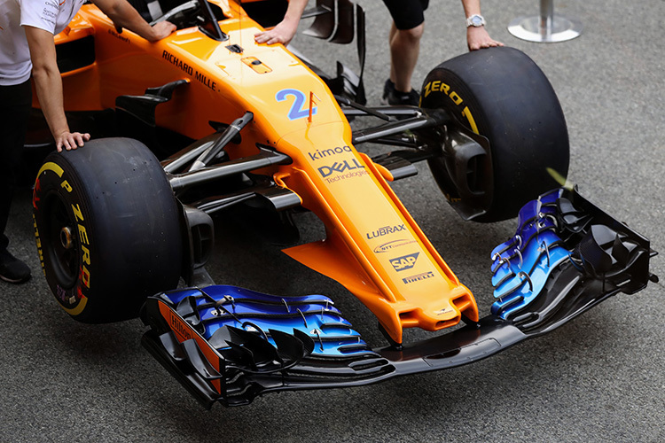 Die neue Nase am McLaren: Schön ist anders