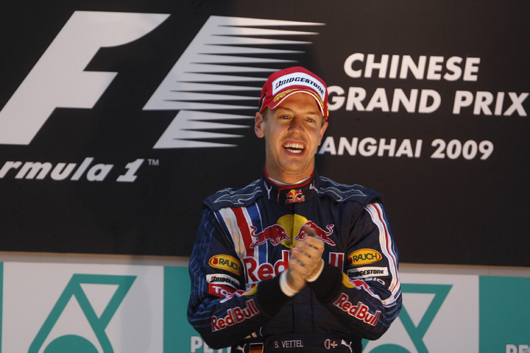 Sebastian Vettel 2009 in Shanghai