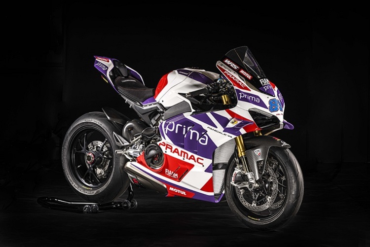 In Pramac-Teamfarben: Ducati Panigale V4 Racing Replica von Jorge Martins Vizeweltmeister-Rennmaschine