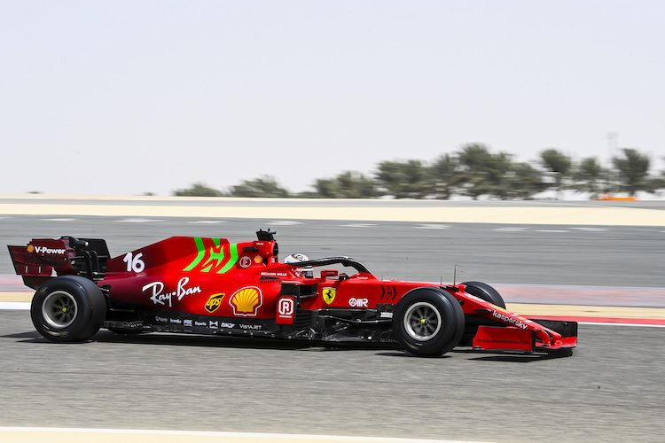 Charles Leclerc beim Bahrain-Test