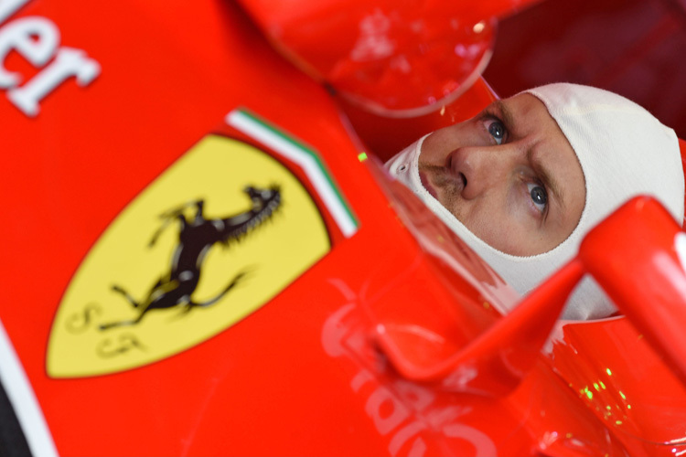 Sebastian Vettel will mit Ferrari weiter nach oben