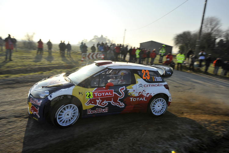 Neuville bei der Rallye Monte Carlo