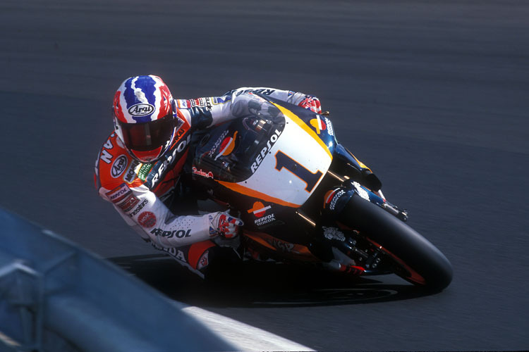 Mick Doohan 1996 auf dem Sachsenring
