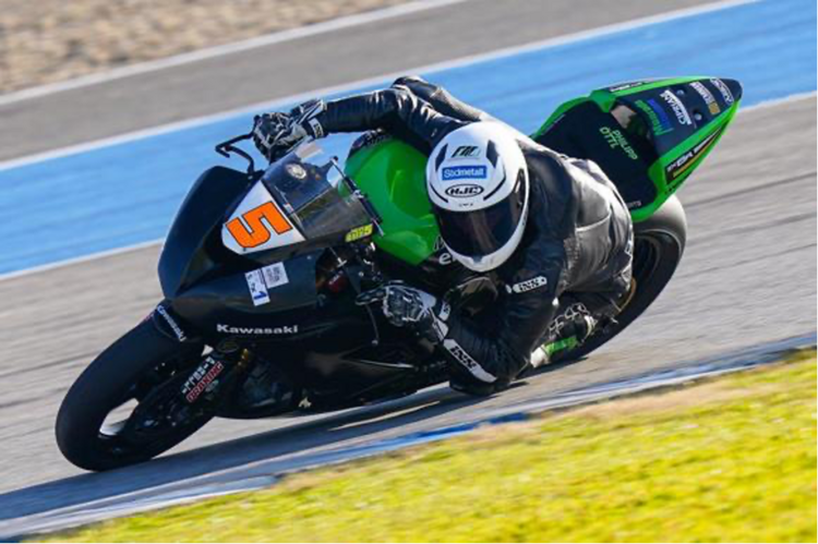 Philipp Öttl auf seiner Kawasaki in Jerez