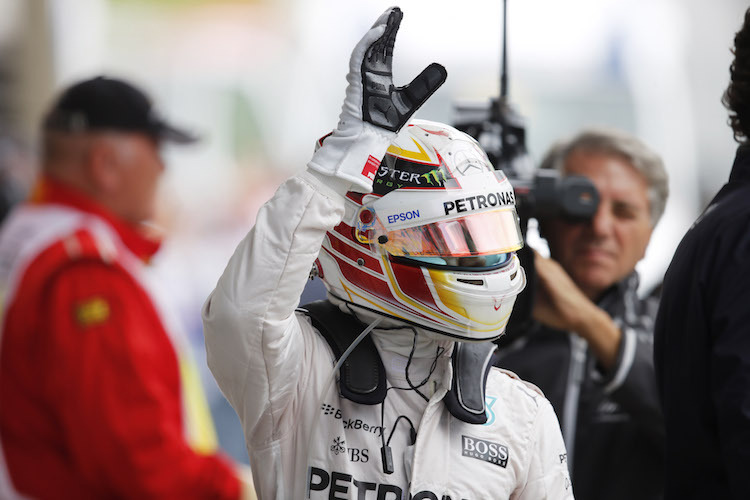 Pole-Position für Lewis Hamilton