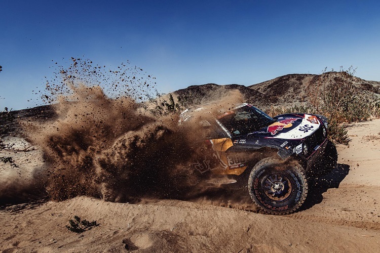 Der Mini von X-raid beim sechsten Dakar-Sieg