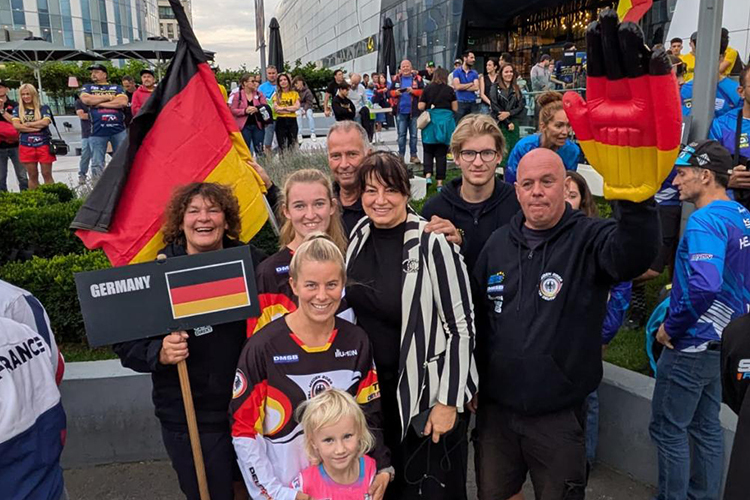 Team Deutschland bei der Fahrervorstellung