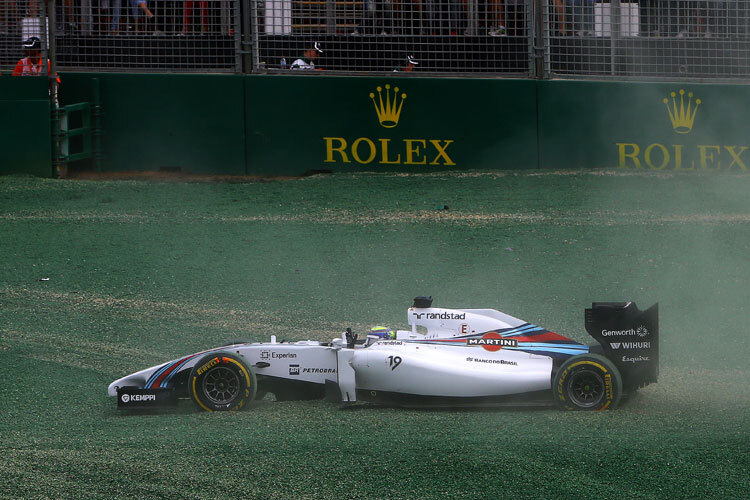 Der GP von Australien endete für Felipe Massa schon in der ersten Kurve