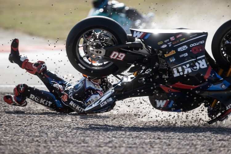 Michael van der Marks Wochenende kam nach dem FP3-Sturz vom Kurs ab
