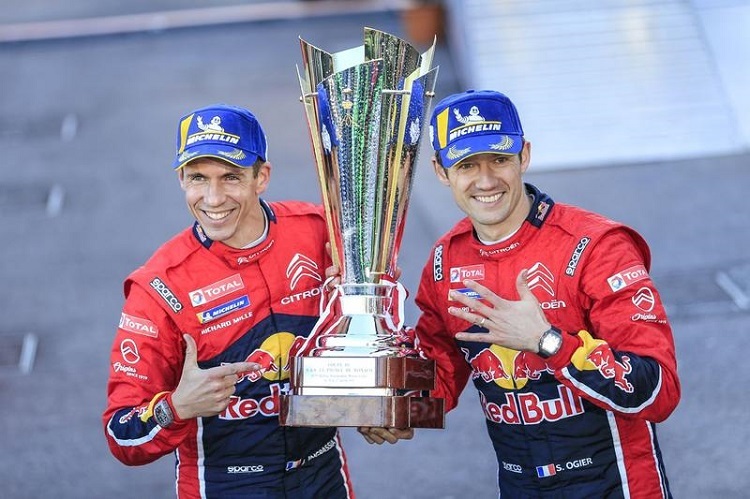 Die Sieger Julien Ingrassia und Sébastien Ogier