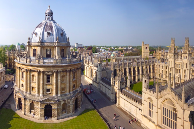 Die berühmte Universität von Oxford