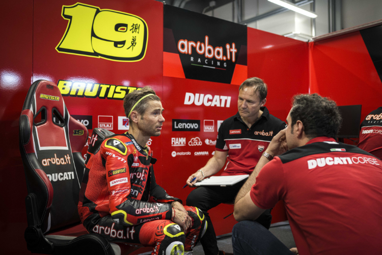 Für die MotoGP-Tests verwendet Bautista seine traditionelle Nummer 19