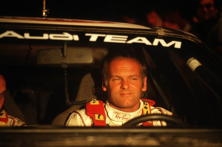 Stiq Blomqvist 1984 bei der Rallye Monte Carlo