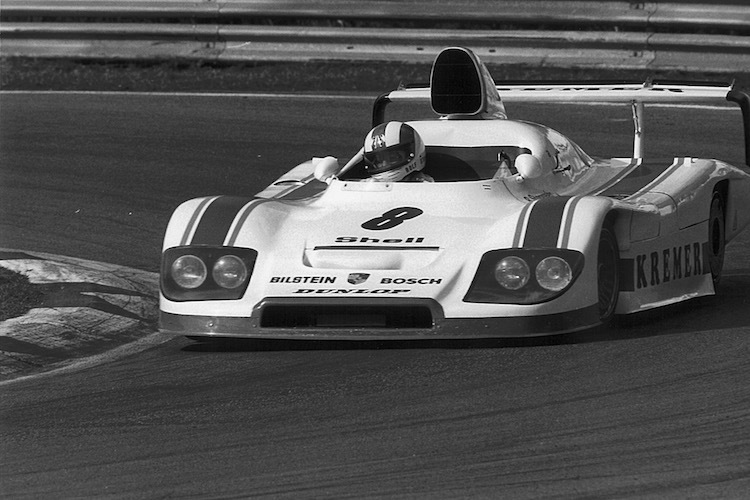 Stommelen ein halbes Jahr vor seinem Tod im Porsche 936-Sportwagen des Kölner Kremer-Rennstalls in Hockenheim
