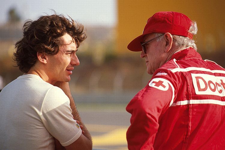 Ayrton Senna und Sid Watkins