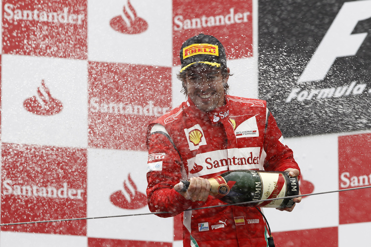 Fernando Alonso durfte erneut feiern