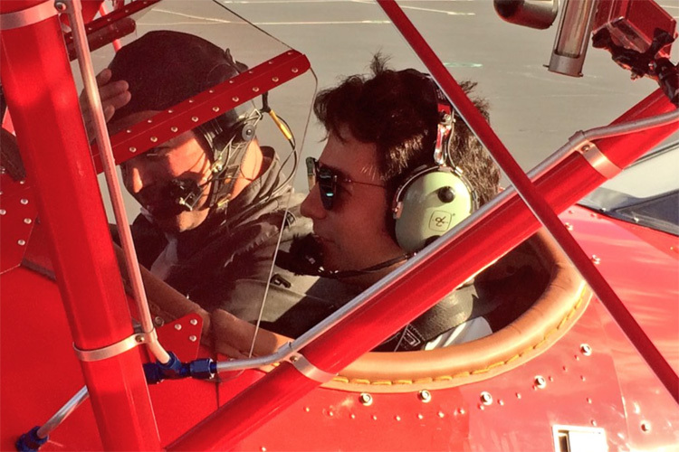 Die britische Sky ermöglichte Pérez mal ein ganz anderes Cockpit