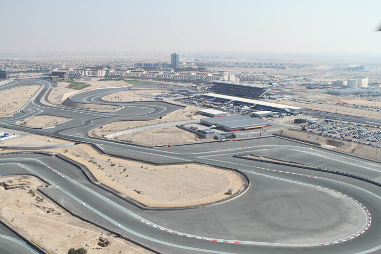 Das Dubai Autodrome ist bereits als Formel-1-Testbahn homologiert