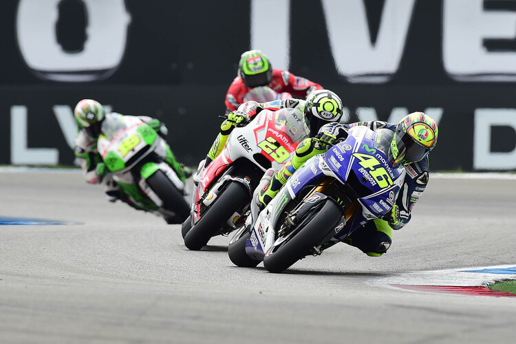 Assen-GP 2014: Rossi im Rennen vor Iannone, Crutchlow und Bautista