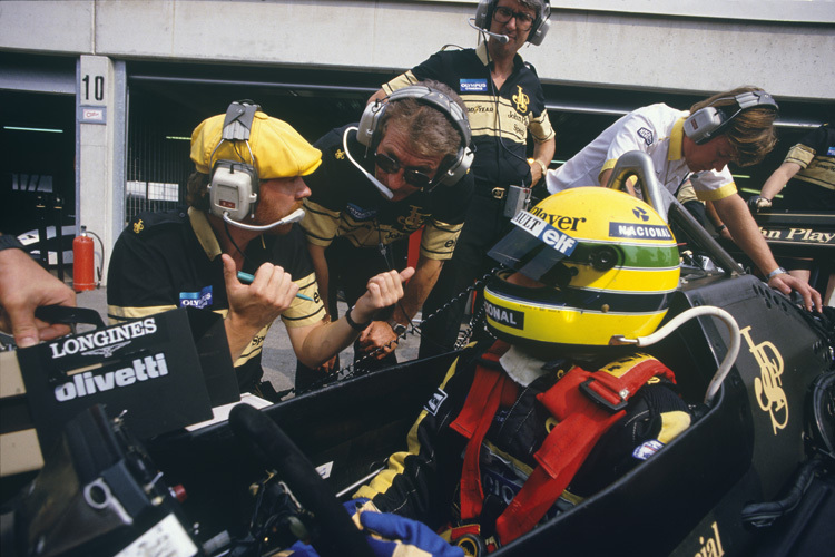 Ducarouge 1985 an der Seite von Ayrton Senna