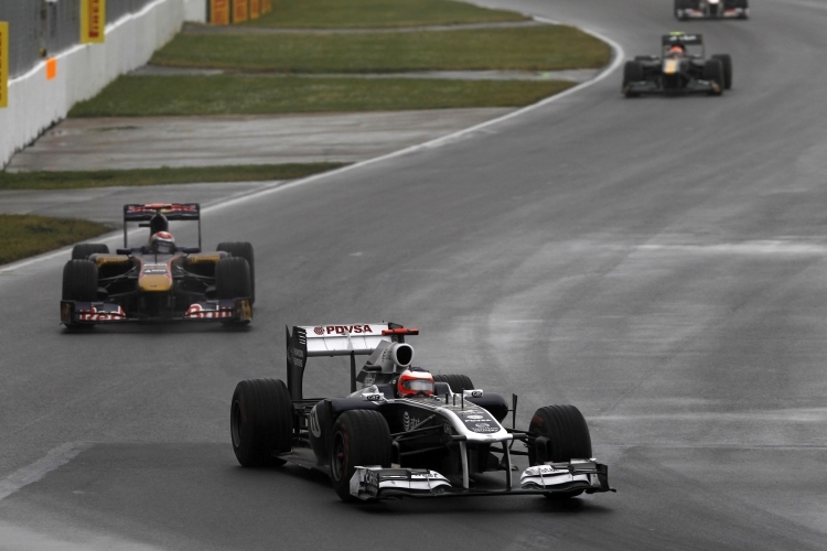 Kanada-GP 2010, noch mit Barrichello am Werk